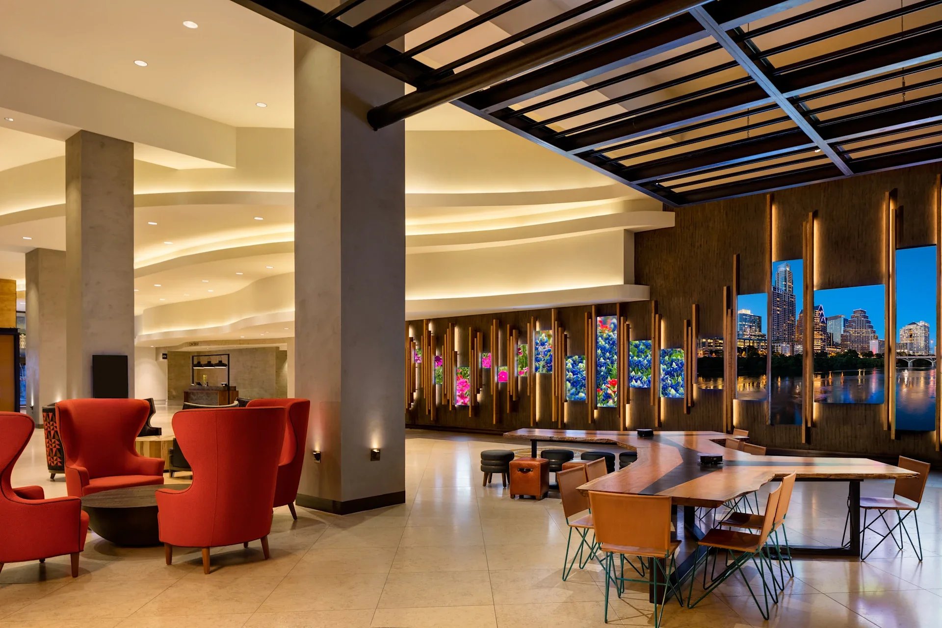 Hilton Austin Downtown lobby
